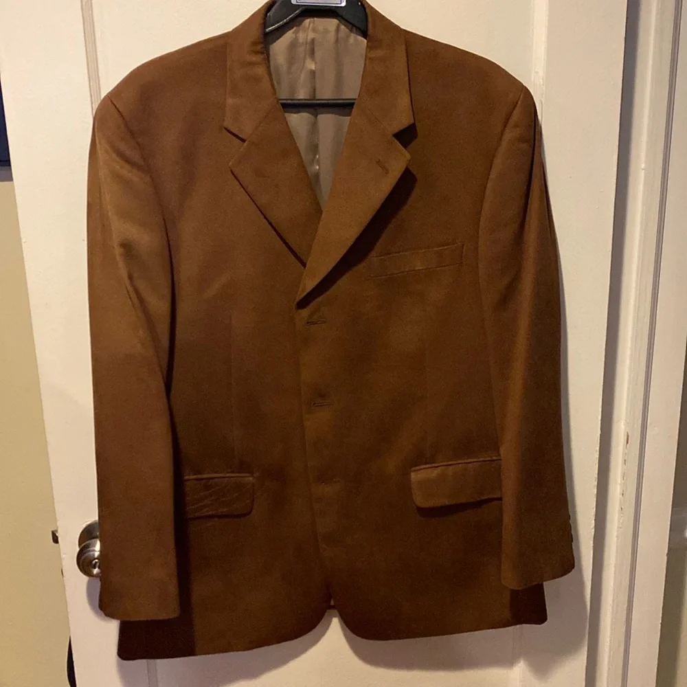 Men’s Brown Suede Sport Coat, Alfani